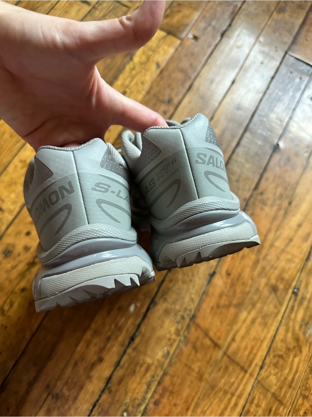 SALOMON XT-6 GHOST GREY W7/M6 - Picture 7 of 14